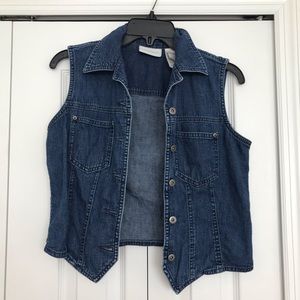 LIZ CLAIBORNE VINTAGE Denim vest